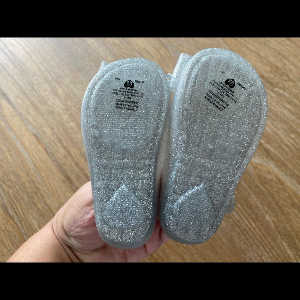 Koala Kids Sparkly Silver Dress Shoes